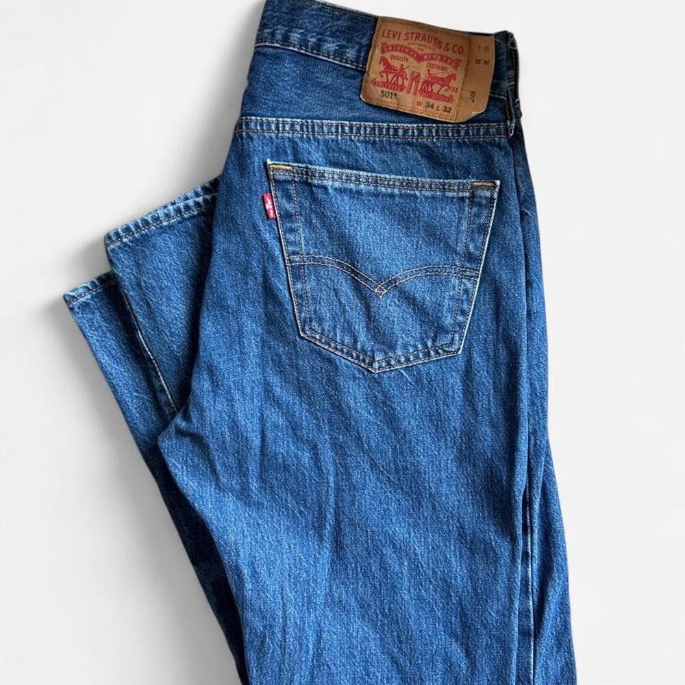 Levi's 501 Original Fit Men's Blue Jeans 34x32